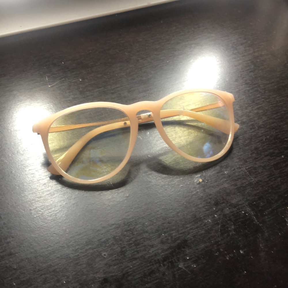 Pink UV blue glasses